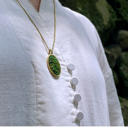 真鍮 「苔ペンダント」 4枚目の画像