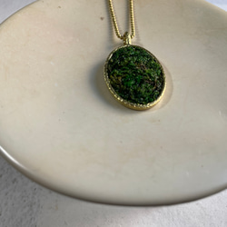 真鍮 「苔ペンダント」 2枚目の画像