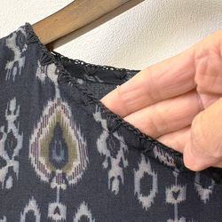 一款層疊式、不太甜美的拼接洋裝（26s-01）黑色 第5張的照片