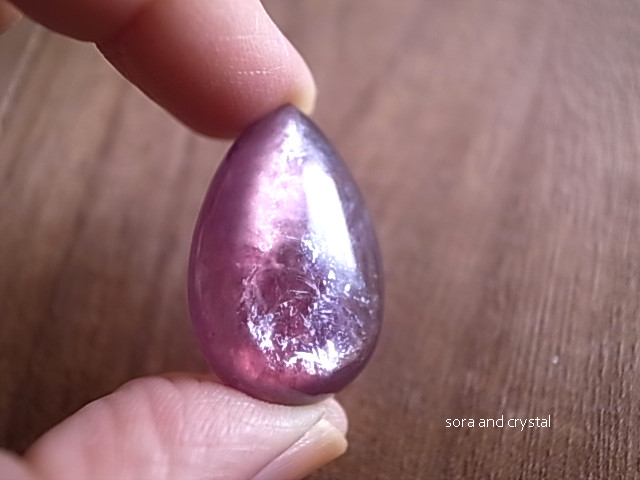 レピドライト　ブラジル産　ルース　天然石