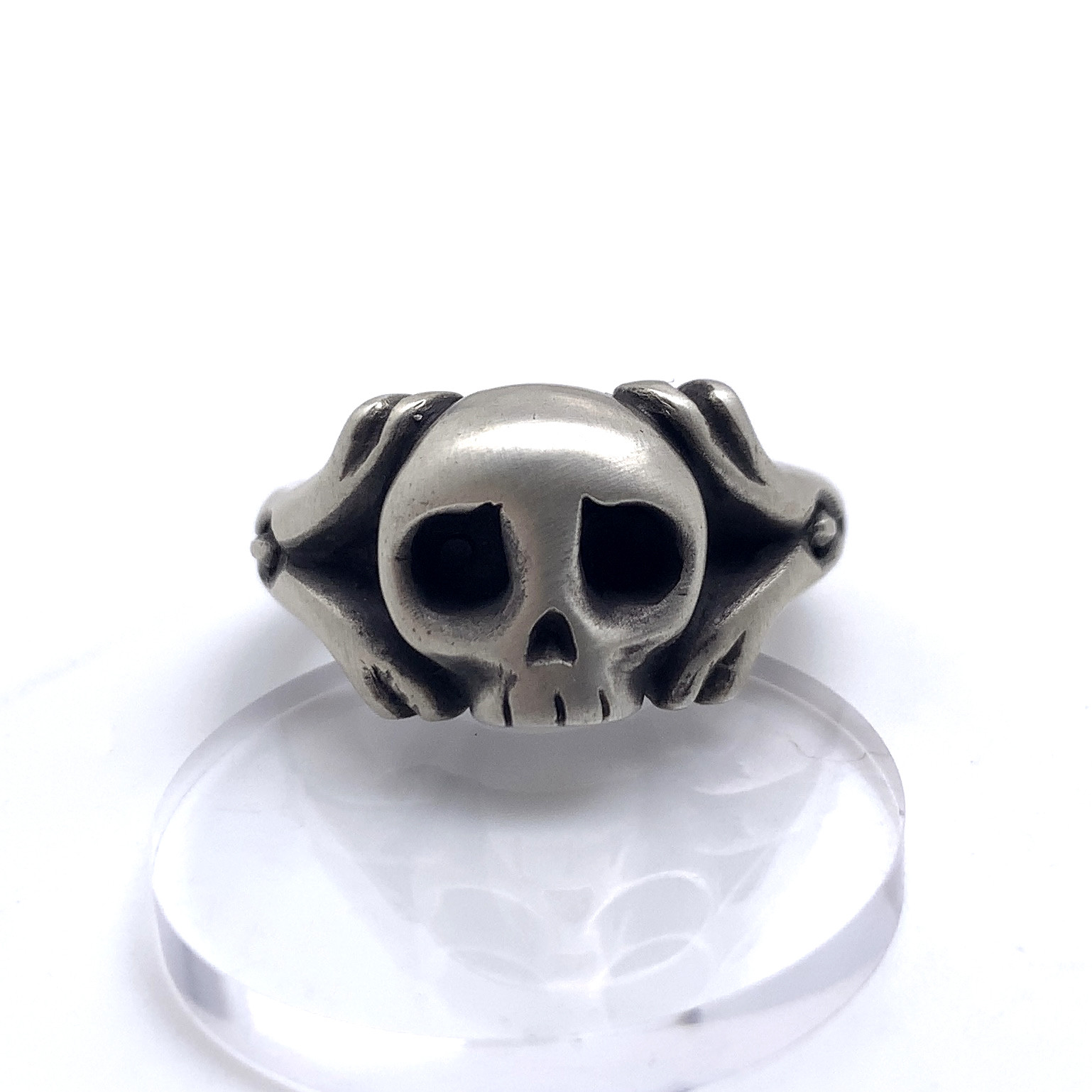 スカル メンズ ピンキーリング シルバー925 パンク