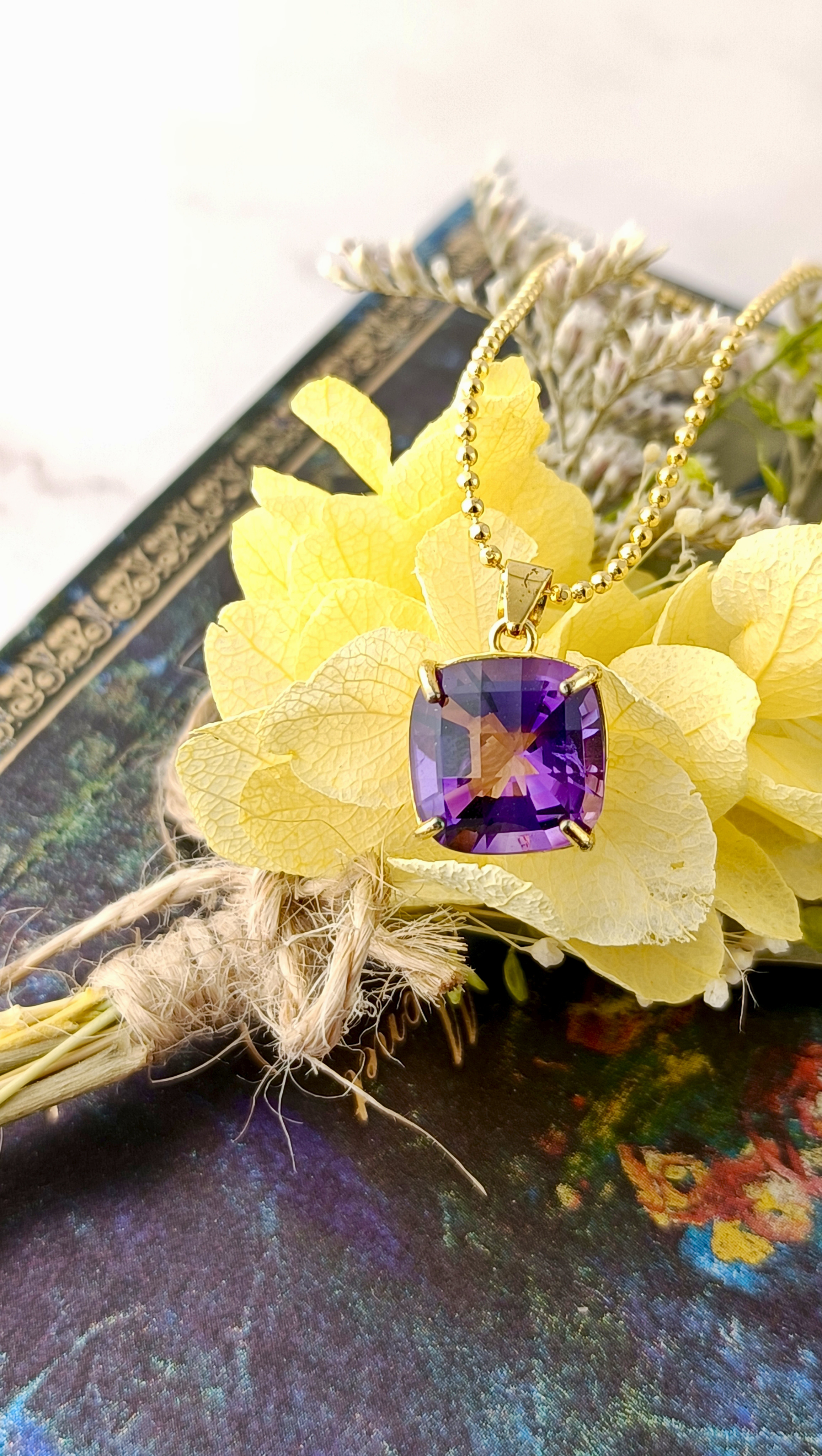 【2月誕生石】アメジスト  ネックレス