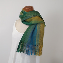 緑（グリーン） ストール のおすすめ人気通販｜Creema(クリーマ