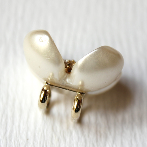 ●帯留/帯留め 4枚花弁の花 9枚目の画像