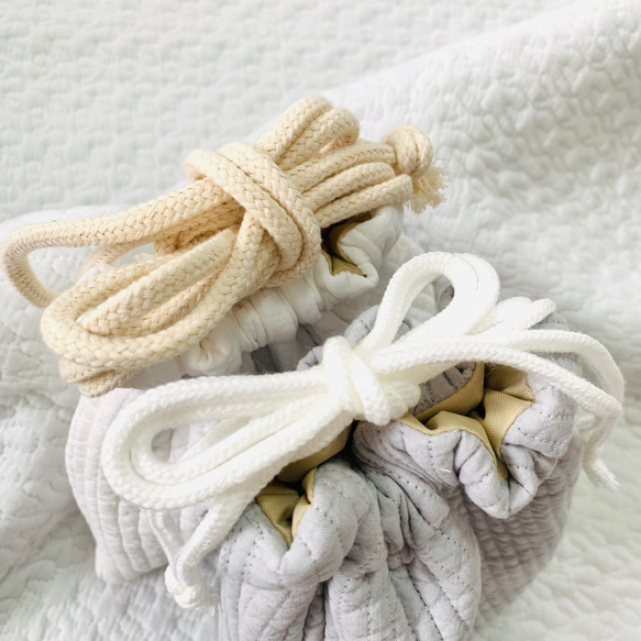 teddy bear 選べるコップ袋　H22Ｗ21  巾着　ヌビバッグ　入園入学　ヌビ　刺繍　くま　テディベア　可愛い 3枚目の画像