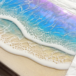セミオーダー 80cm×30cm 海アート 選べる3つの海 レジンアート 深呼吸