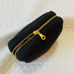 Mサイズ　マーガレット　選べるmini pouch  ポーチ　ヌビ　サニタリーポーチ　刺繍　コスメポーチ　小物入れ 3枚目の画像