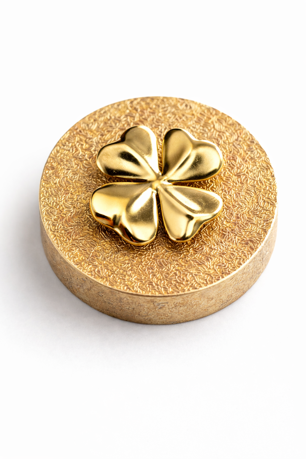 デスクオブジェシリーズ(ミニ) 四葉のクローバーペーパーウェイト