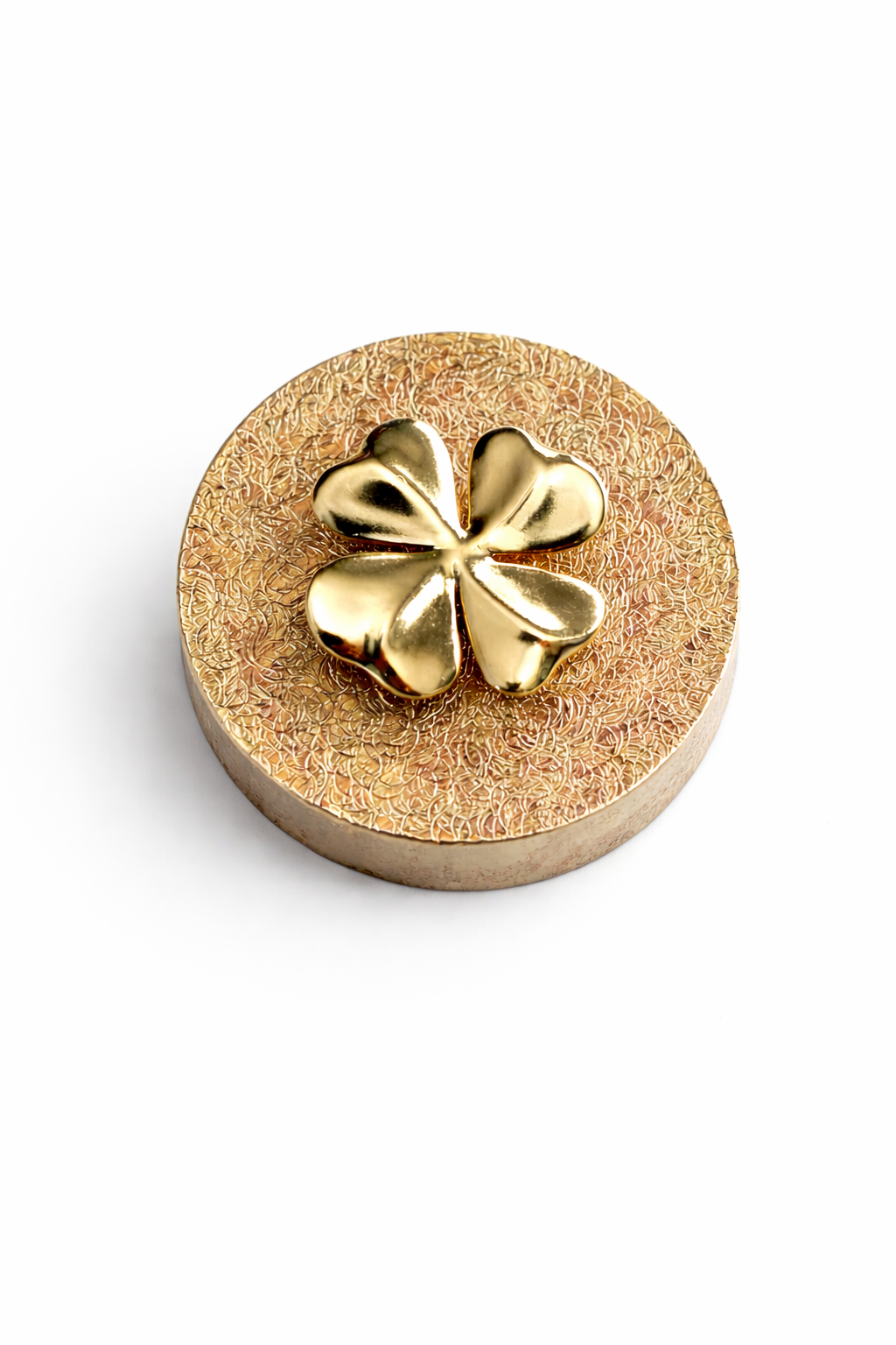 デスクオブジェシリーズ(ミニ) 四葉のクローバーペーパーウェイト