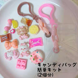 NO.203 50個 【袋サイズが選べる 】 キャンディバッグ キーホルダー