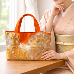 オレンジ（橙） トートバッグ の人気通販｜Creema(クリーマ