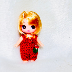 復刻初代リカちゃんサイズ いちごワンピース その他人形 rutica 通販