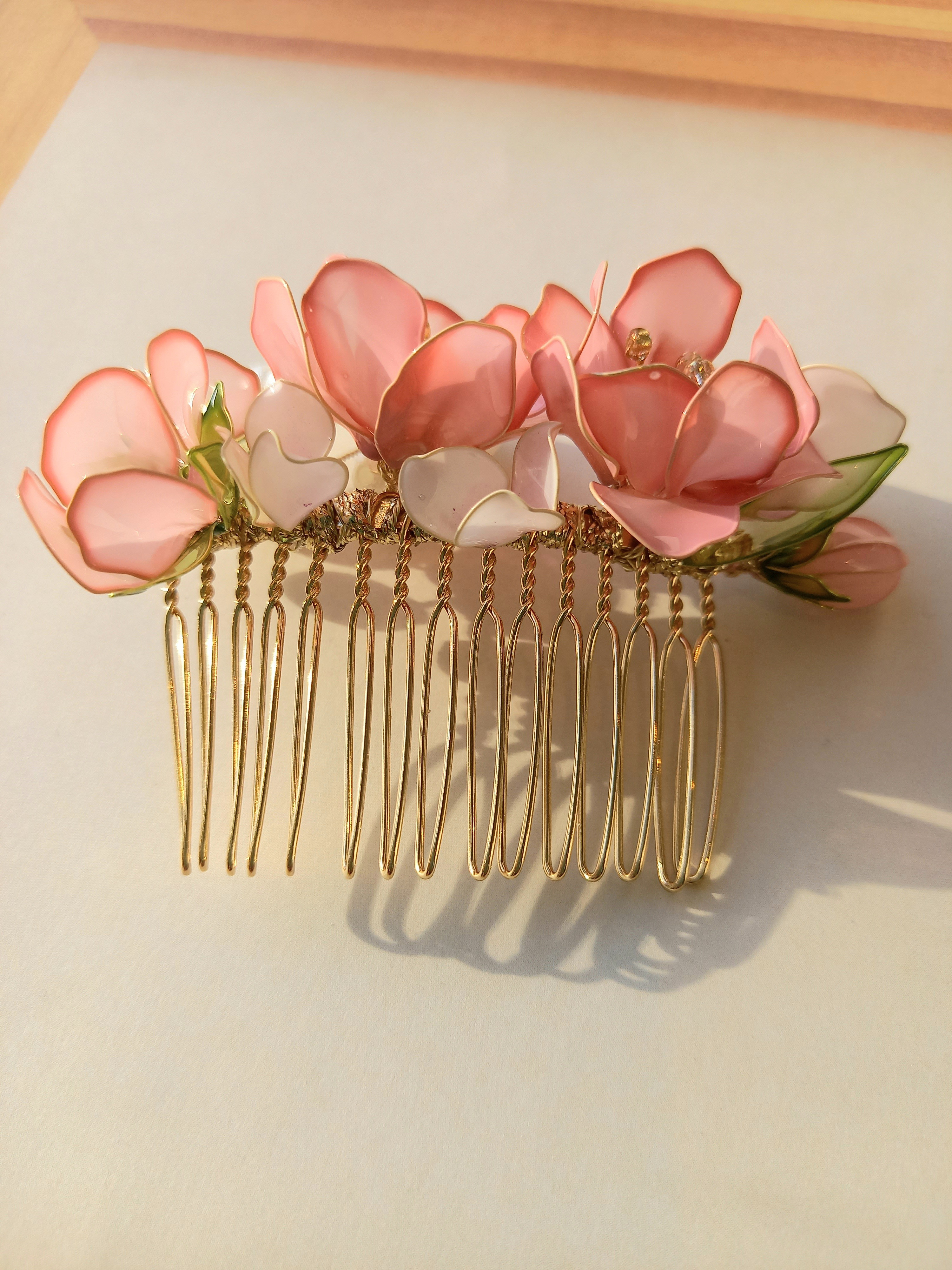 華音 -Kanon- 　透花の簪　桃の花　卒業式・入学式・七五三・和装にも