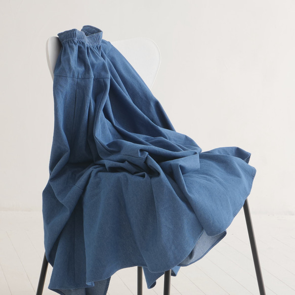 新款牛仔【自由搭配半身裙】銷售超過1500件 * 可自由搭配 * 隨心而動，展現優美身形 * 靛藍色 第13張的照片