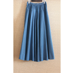 新款牛仔【自由搭配半身裙】銷售超過1500件 * 可自由搭配 * 隨心而動，展現優美身形 * 靛藍色 第14張的照片