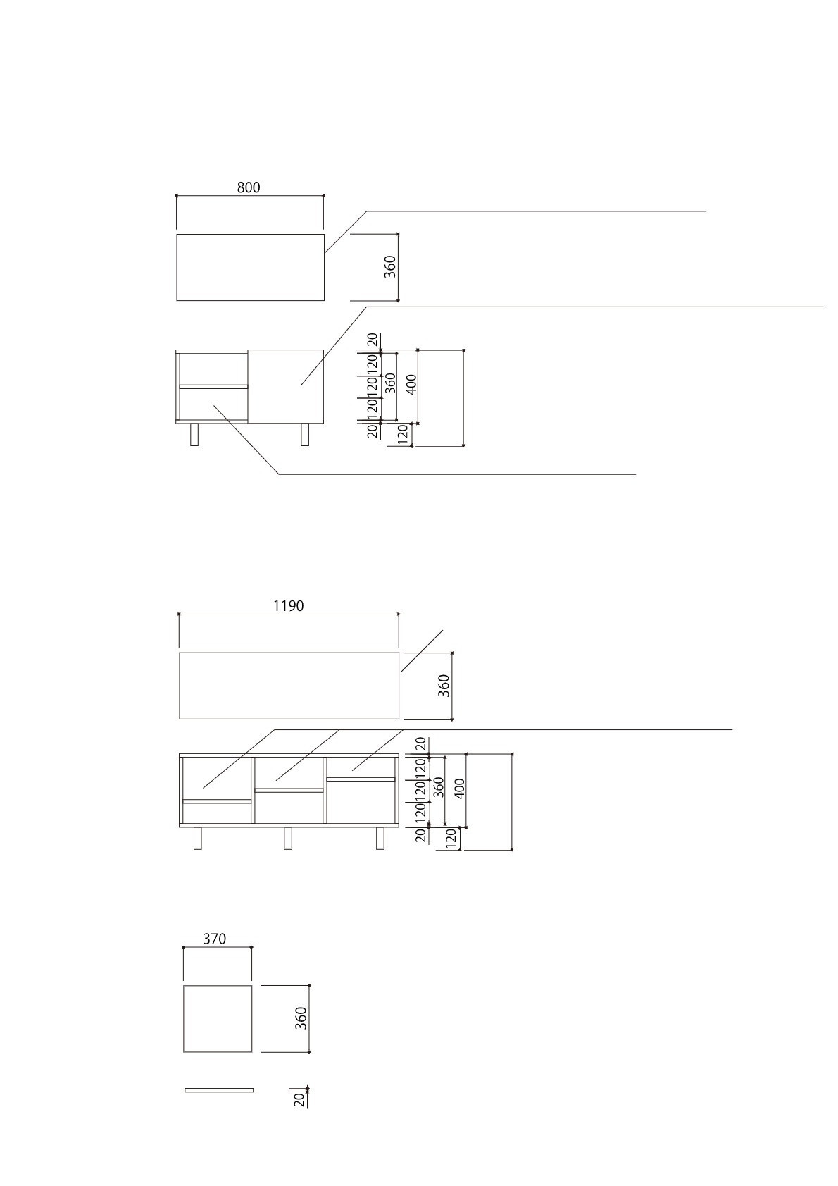 mochizoz様専用オーディオボード1190　800　オーク