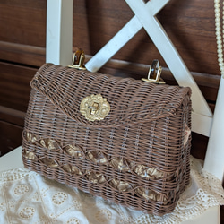 真鍮製 チェリー模様 アンティーク ジャルニディエール プランター