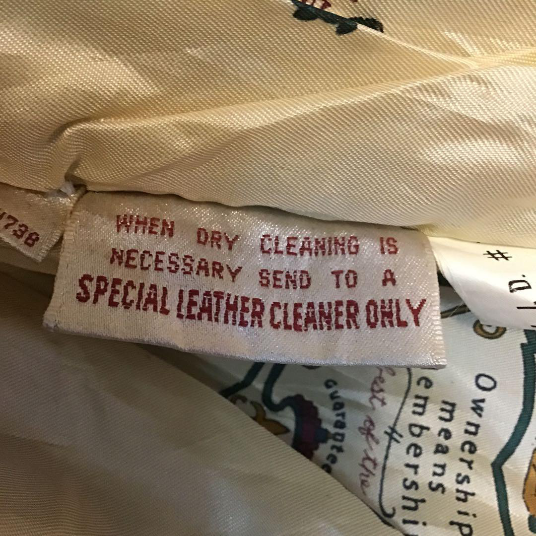 希少 80s A-2 フライトジャケット M カスタムステンシル ペイント カウレザー 茶