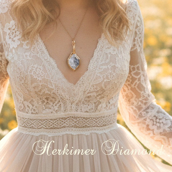 ハーキマーダイヤモンド ペンダント