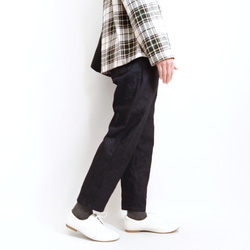 再販！× 11  新！デニムのなんでもないパンツ  中厚の11oz  日本製の本格デニム  濃いめのインディゴ 6枚目の画像