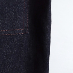 再販！× 11  新！デニムのなんでもないパンツ  中厚の11oz  日本製の本格デニム  濃いめのインディゴ 12枚目の画像