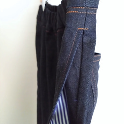 再販！× 11  新！デニムのなんでもないパンツ  中厚の11oz  日本製の本格デニム  濃いめのインディゴ 13枚目の画像