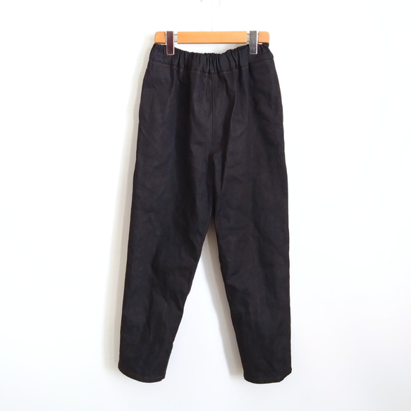 再販！× 11  新！デニムのなんでもないパンツ  中厚の11oz  日本製の本格デニム  濃いめのインディゴ 9枚目の画像