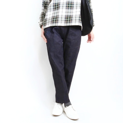 再販！× 11  新！デニムのなんでもないパンツ  中厚の11oz  日本製の本格デニム  濃いめのインディゴ 1枚目の画像