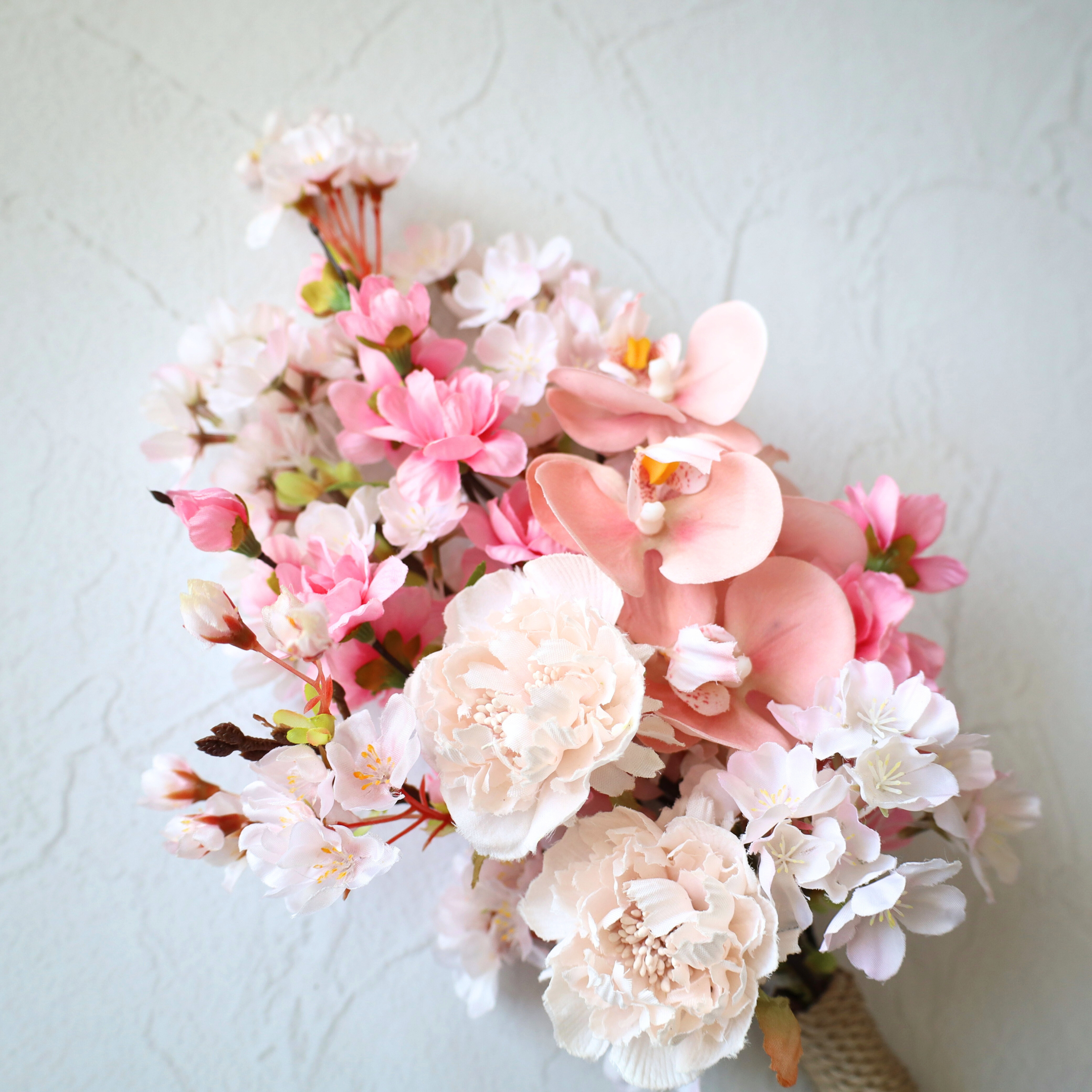桜2026　春の息吹❀桜束　和装婚　和装ブーケ　和装小物　ブーケ　クラッチブーケ　ブライダル　ウェディング　結婚式　花束