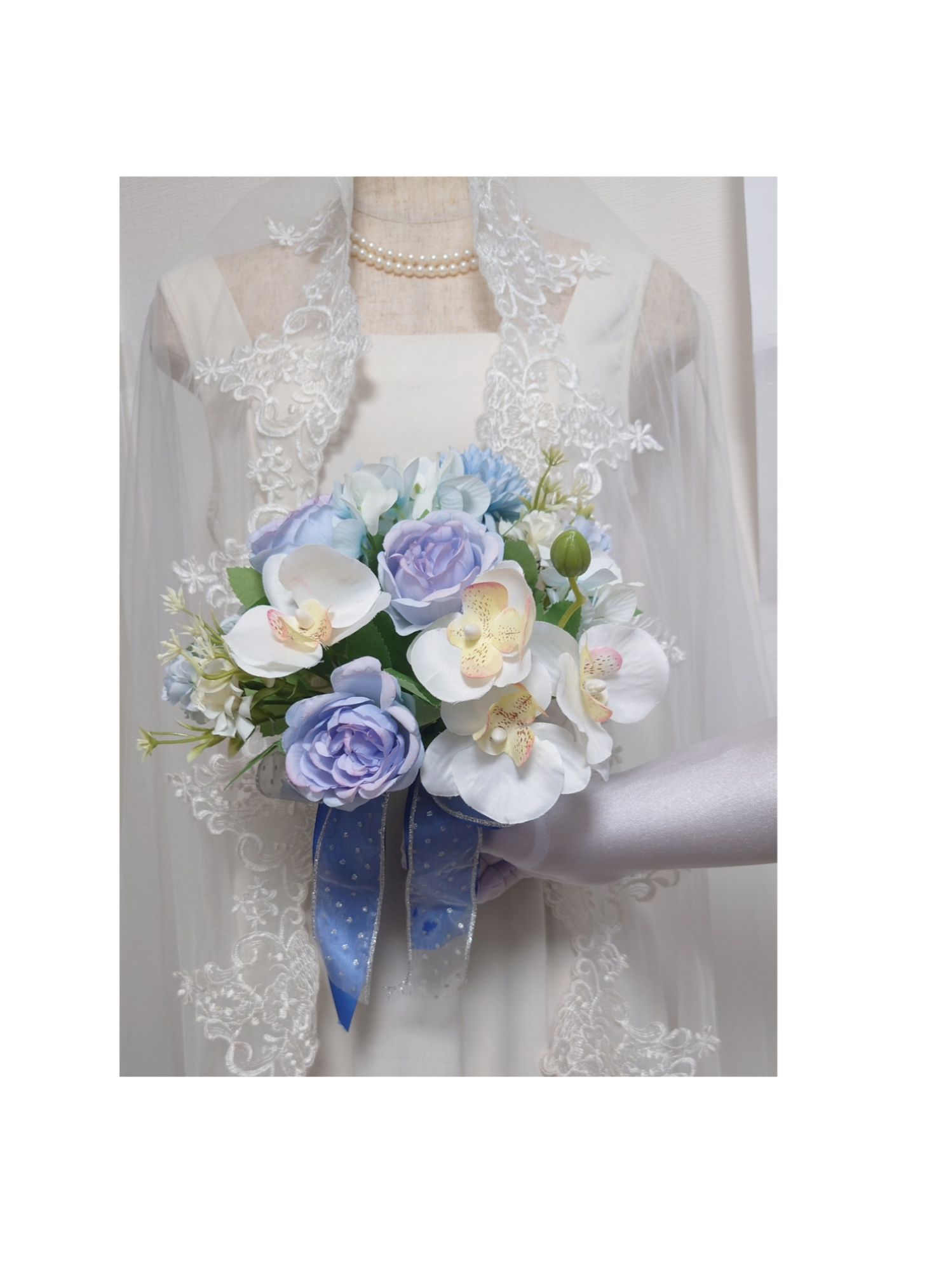 58　ラウンド型 ブーケ＆ブートニア　フォトウェディング　大人婚