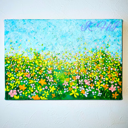 油絵 青の神秘 絵画 ICHI 通販 14062427｜Creema(クリーマ