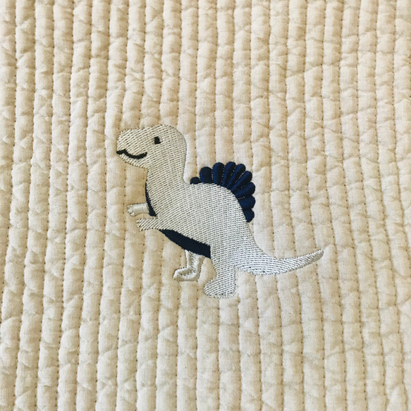 ライヴリーダイナソー　選べる　レッスンバッグ　H30W40D4入園入学　恐竜　刺繍　イブル　絵本バッグ ヌビ 3枚目の画像