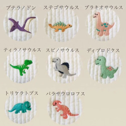 ライヴリーダイナソー　選べる　レッスンバッグ　H30W40D4入園入学　恐竜　刺繍　イブル　絵本バッグ ヌビ 2枚目の画像