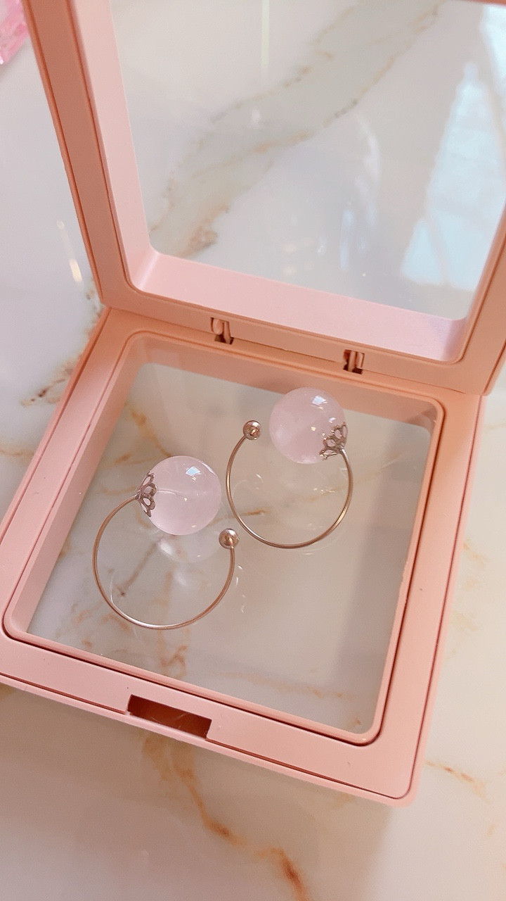 美♡ローズクォーツのビューティーカフ