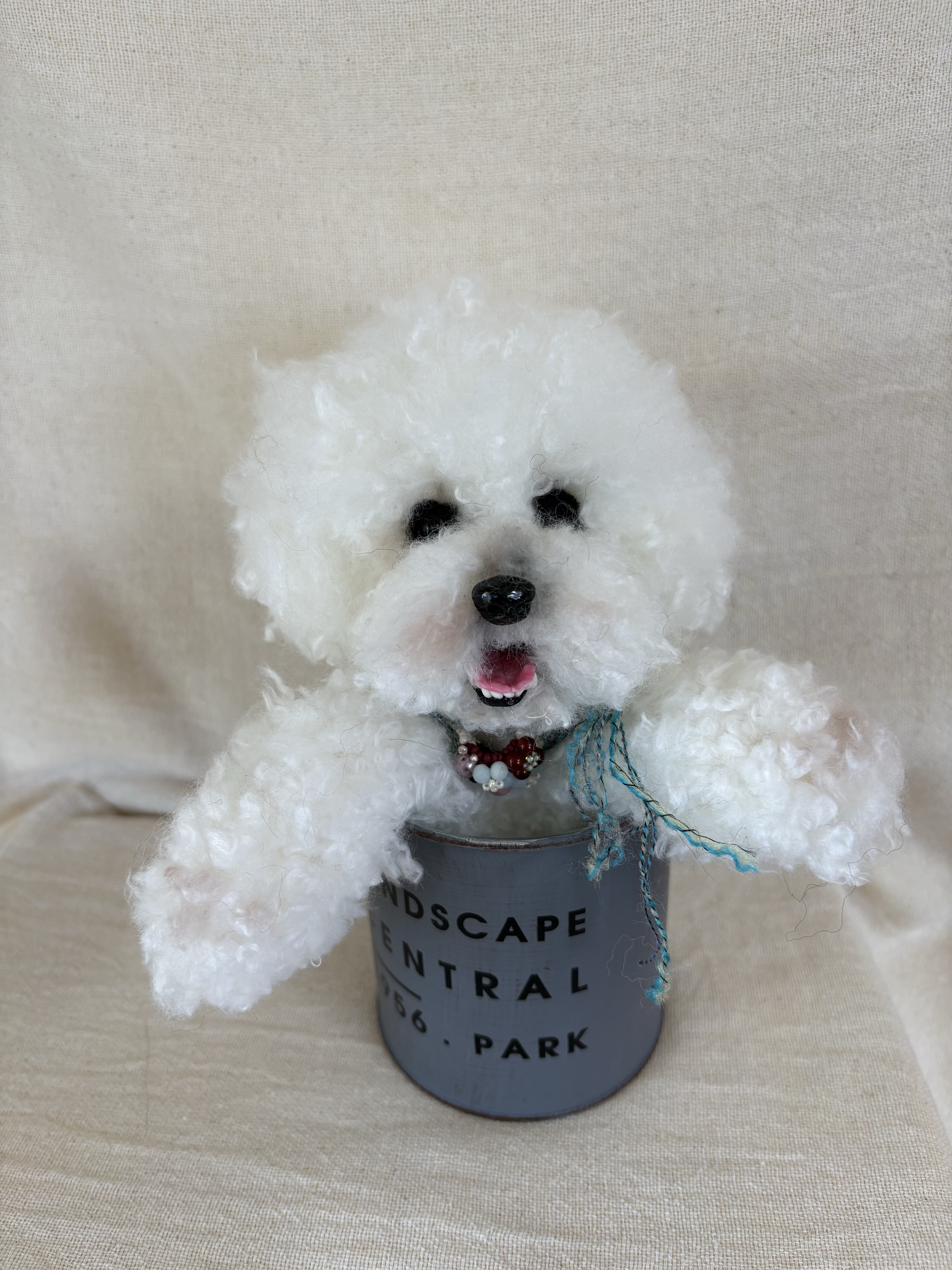 ビションブリーゼ　トイプードル　羊毛フェルト　羊毛犬　愛犬　プレゼント　メモリアル