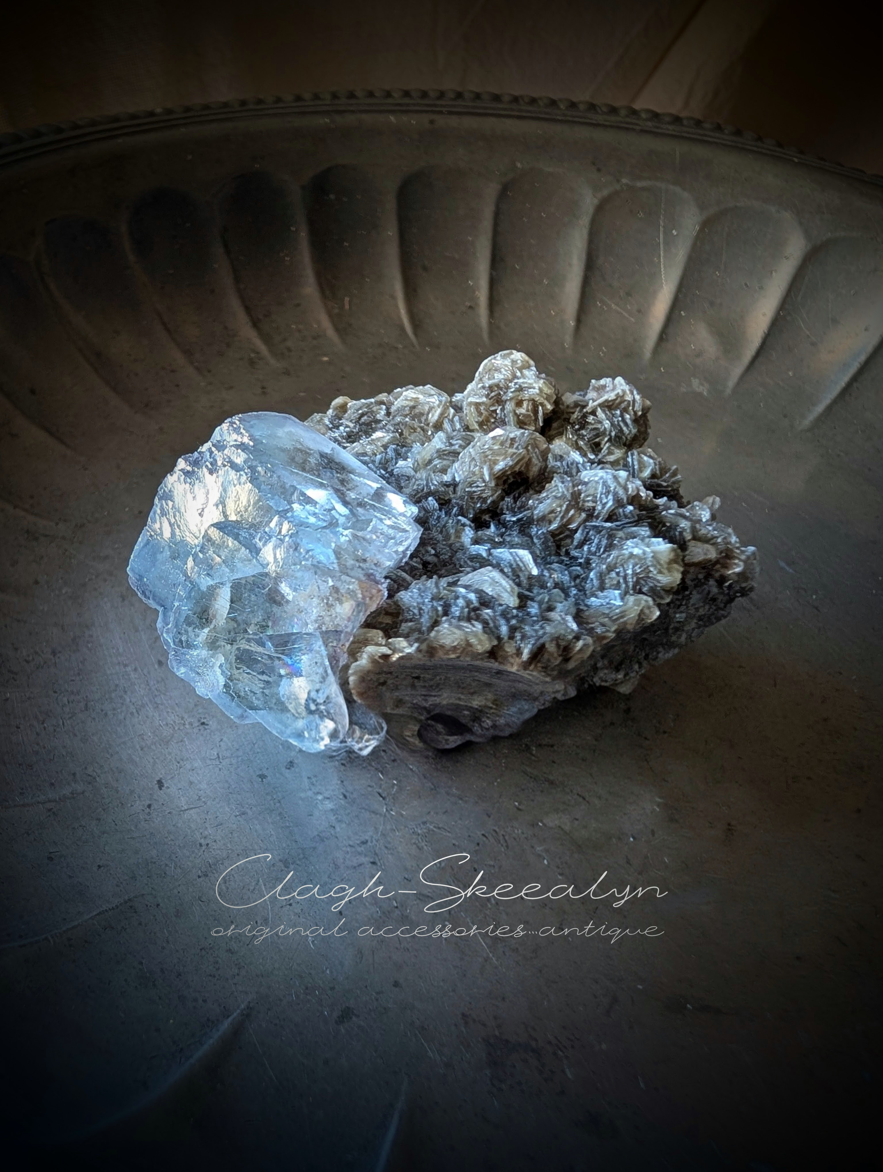 【Yaogangxian Fluorite】ヤオガンシャン産｜ブルーフローライト原石｜ 中国湖南省｜蛍石｜鉱物標本