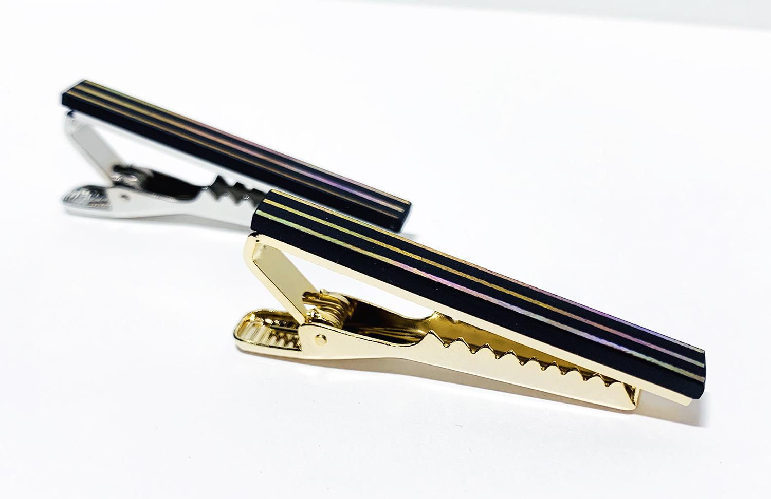 《漆・金箔・螺鈿》金のひかり マットver.3 漆 ネクタイピン