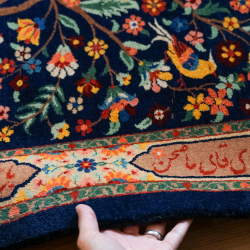 115×82cm ペルシャ絨毯 バラミン産 絨毯 waramin カーペット・絨毯