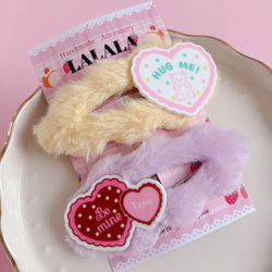 チョコ バレンタイン♡ カノンリボン ロング ハンドメイド リボン