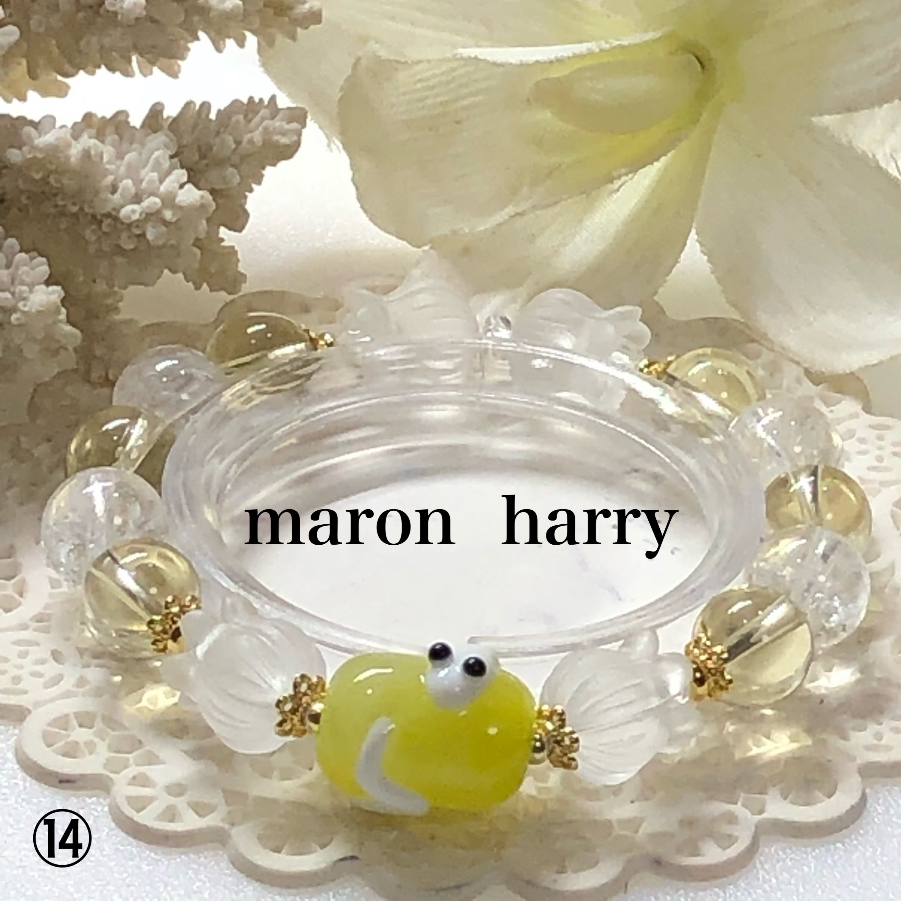 ⭐️大人気⭐️白蛇とんぼ玉・天然石ブレスレット•*¨*•.¸¸♬