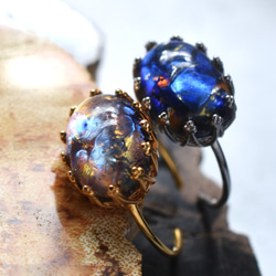 春季新品【數量有限，均碼】奇幻席勒復古捷克玻璃龍息SV925（戒指） 第3張的照片