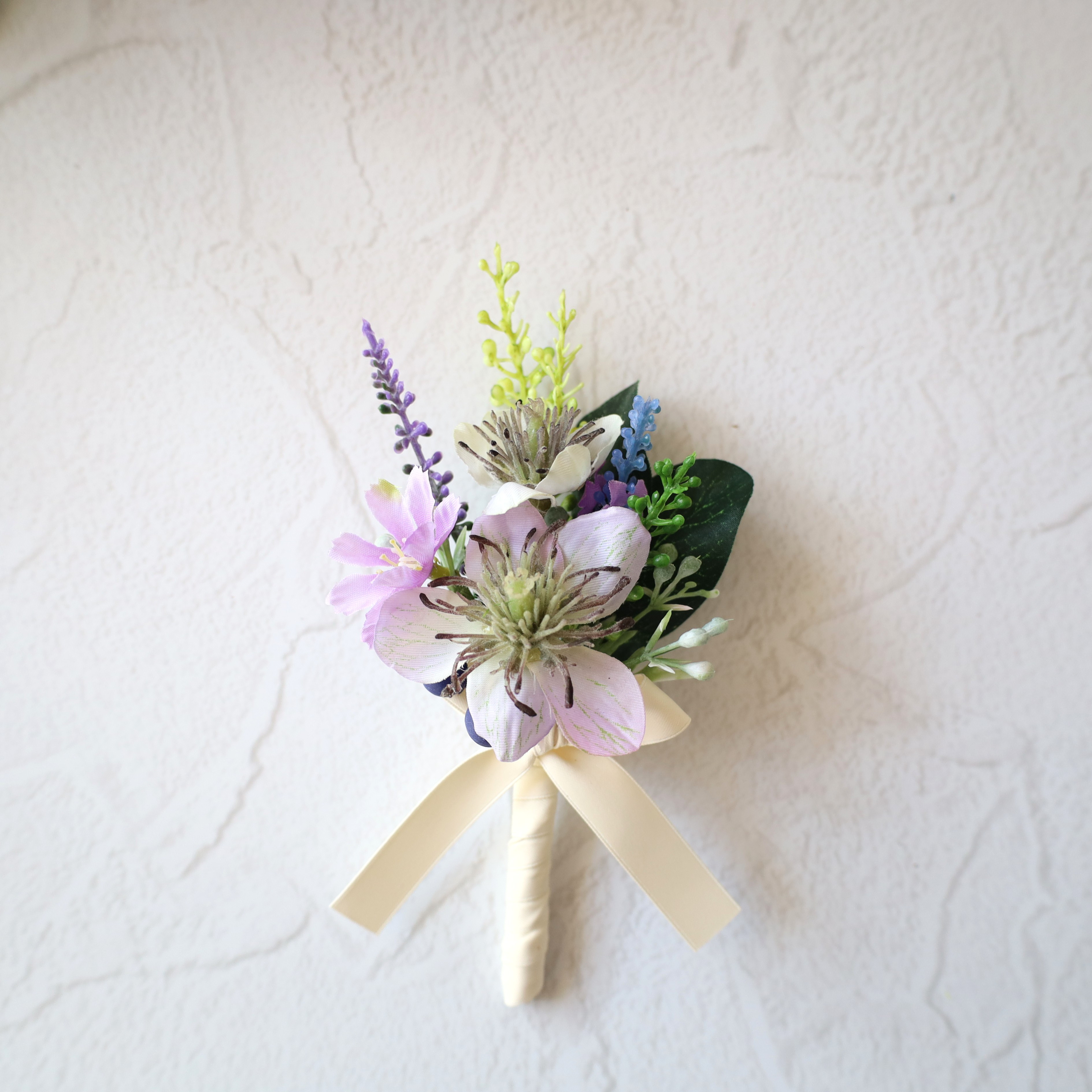 ラベンダーのシャンペトルブーケ　ブーケ　クラッチブーケ　フォトウェディング　前撮り　ブライダル　ウェディング　結婚式