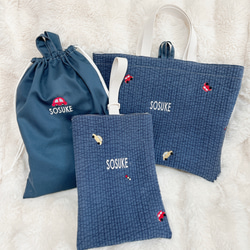 お名前刺繍】通園・入学3点セット レッスンバッグ A li'i makana 通販
