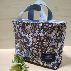 リバティ×ミナペルホネンコラボ スリーピングローズ帆布使用 花柄