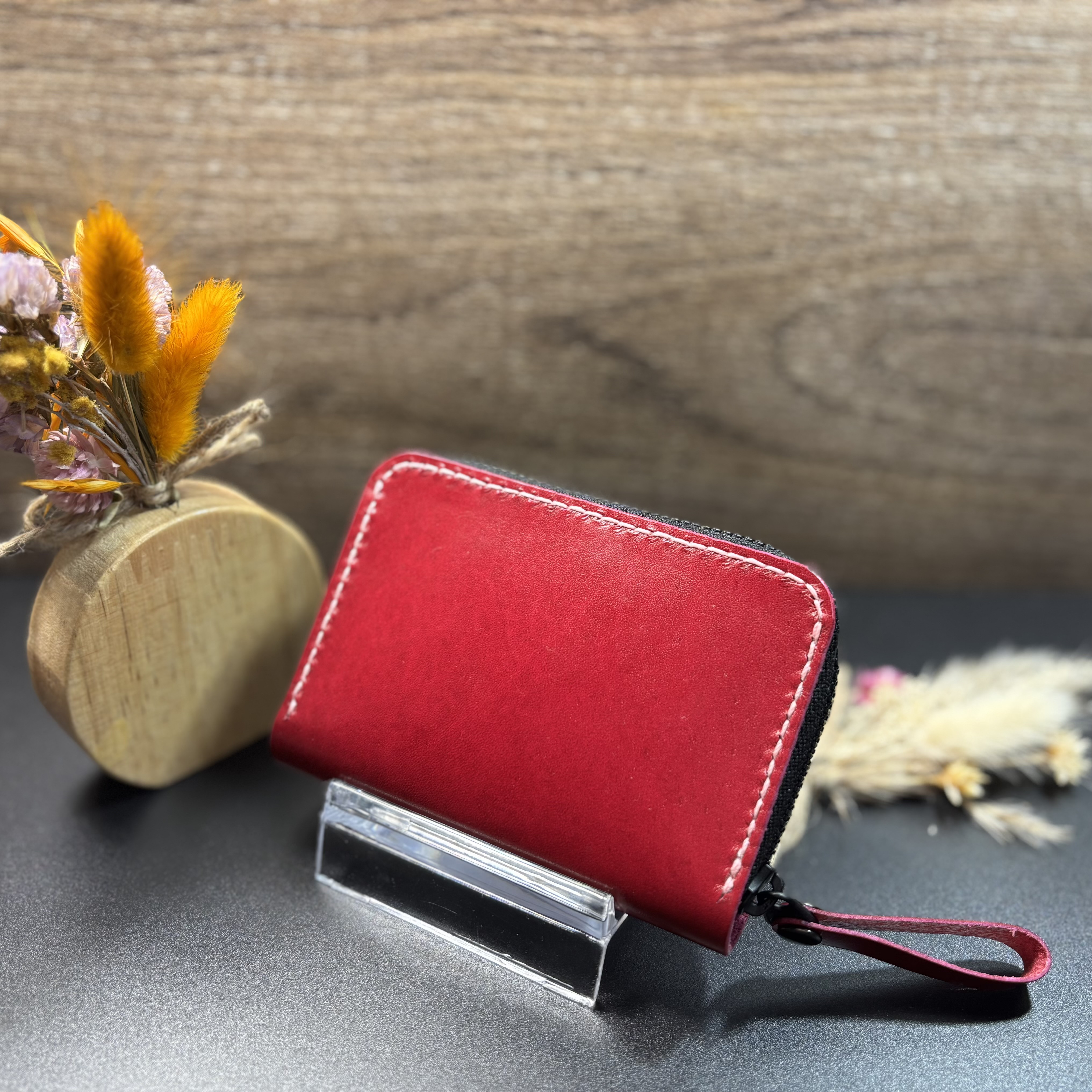 ラウンドファスナーコンパクトウォレット/ルガトショルダー