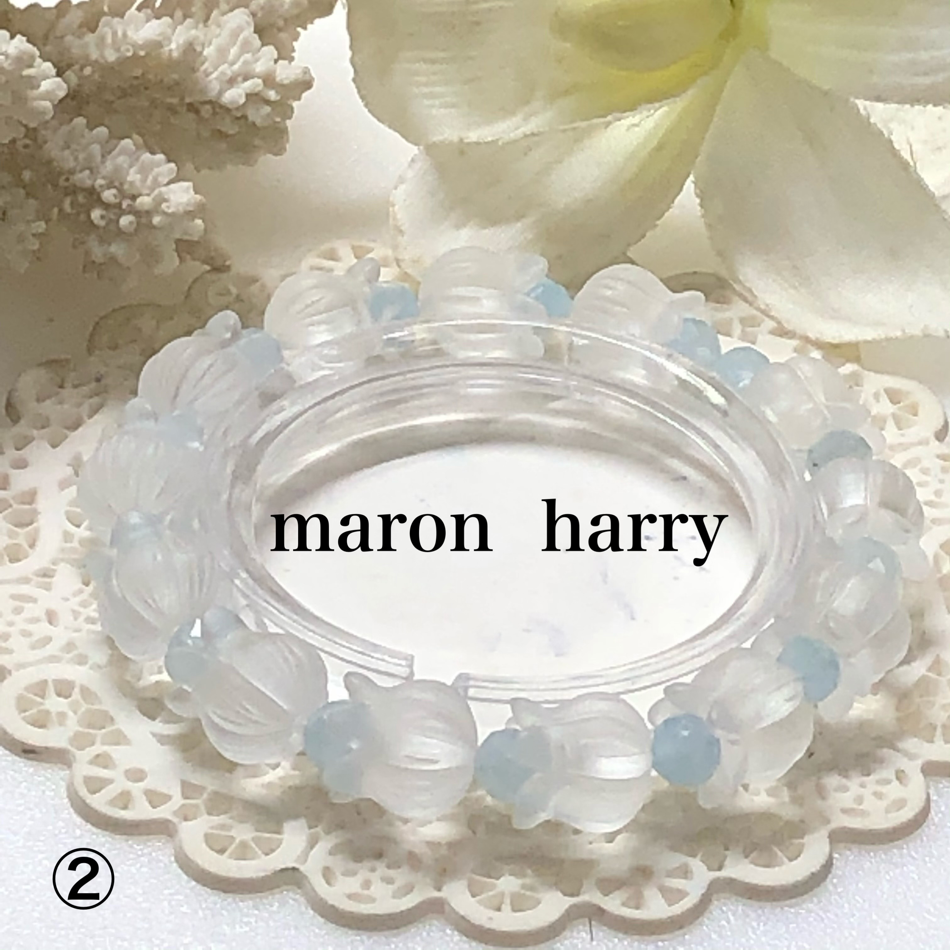 ⭐️大人気⭐️フロスト鈴蘭水晶・天然石ブレスレット•*¨*•.¸¸♬