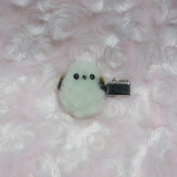 羊毛フェルト 犬 テディベア プードル 白 ホワイト トイスケルトン