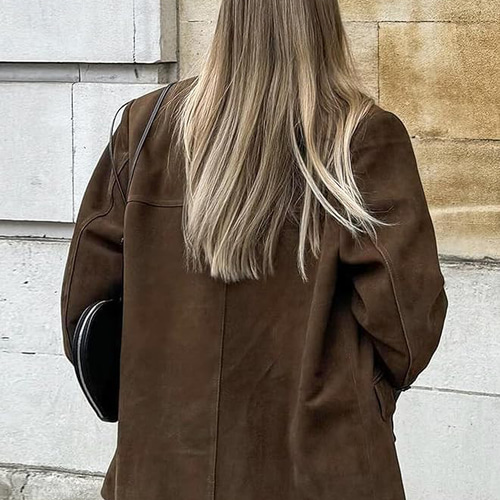 スエードレザーオーバーコート Suede Leather Overcoat ジャケット