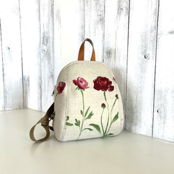 creema限定、ミナペルホネンのBonheurのファスナーマルシェトート