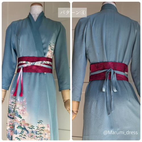 Original kimono remake オリジナル着物リメイク 美しいお色 ラグラン